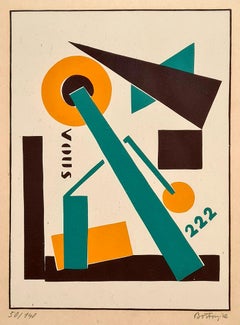 Konstruktivistisches abstraktes Album aus dem Album MA 1921
