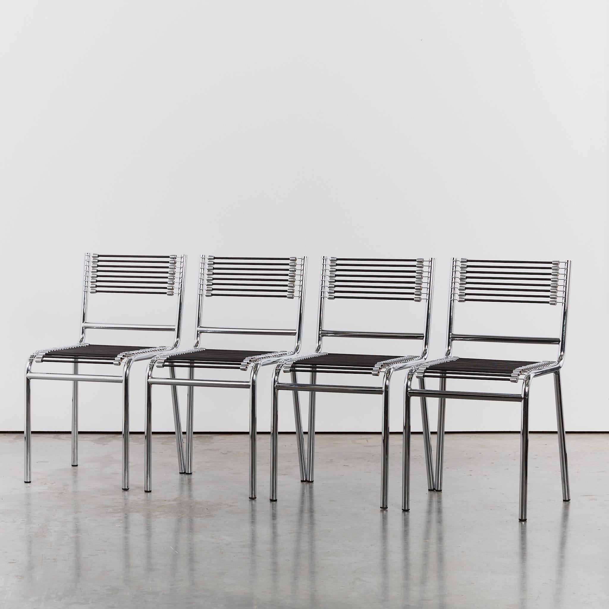 Chaises Sandows Bungee de René Herbst 3
