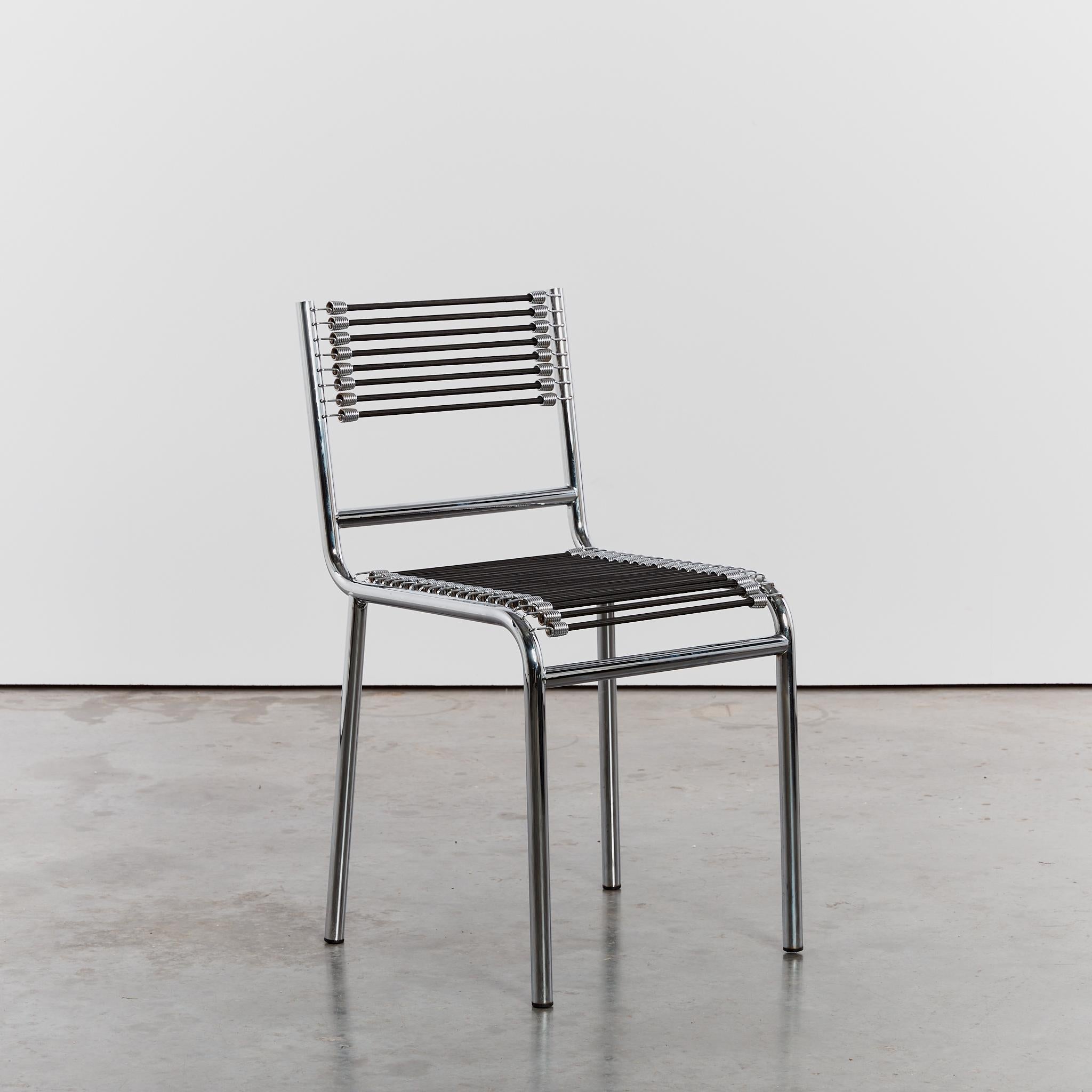 Bauhaus Chaises Sandows Bungee de René Herbst