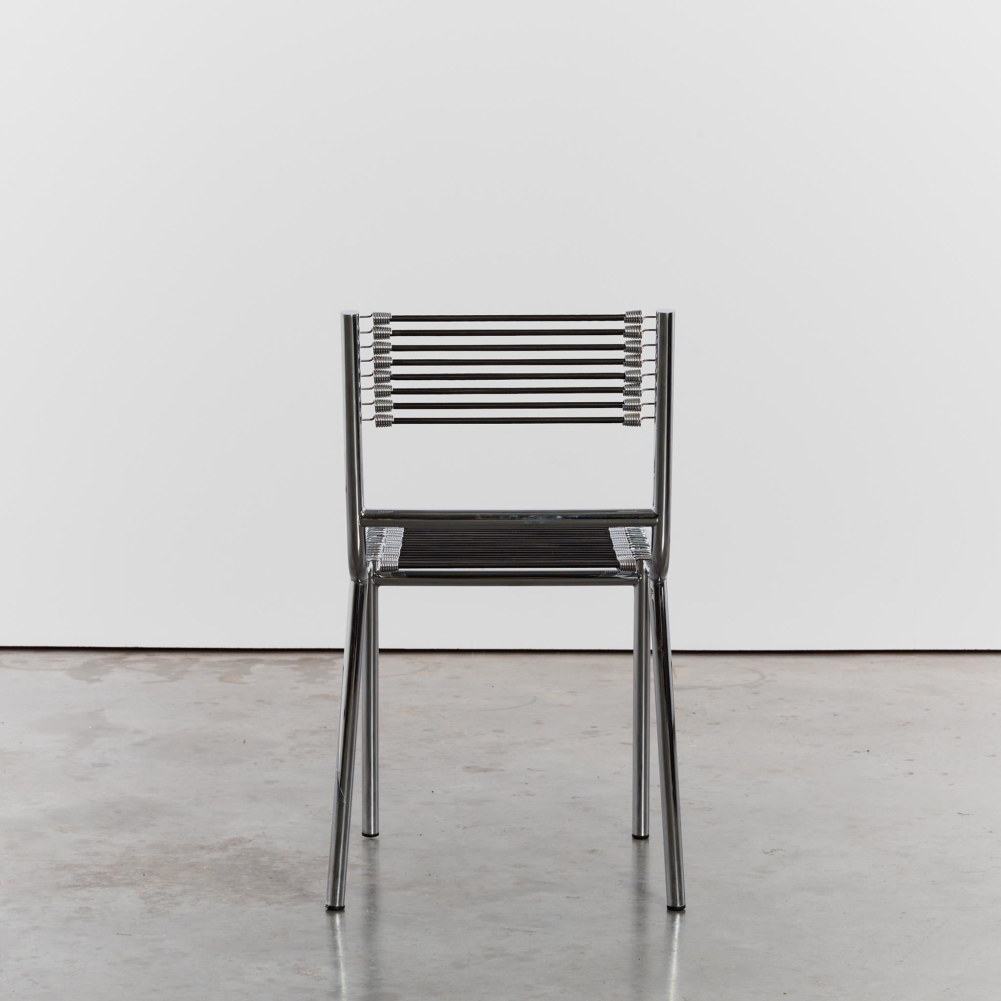 Fin du 20e siècle Chaises Sandows Bungee de René Herbst