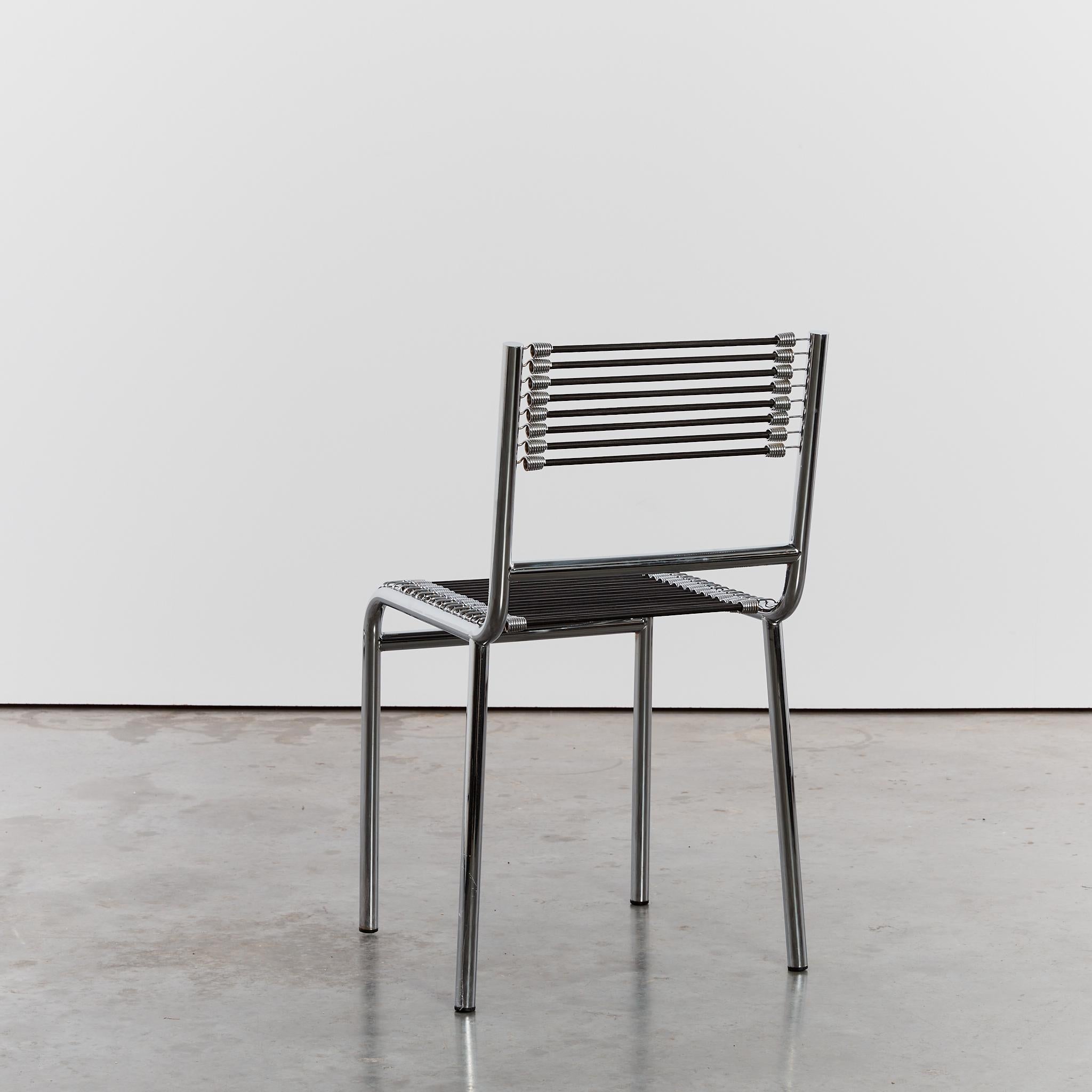 Métal Chaises Sandows Bungee de René Herbst