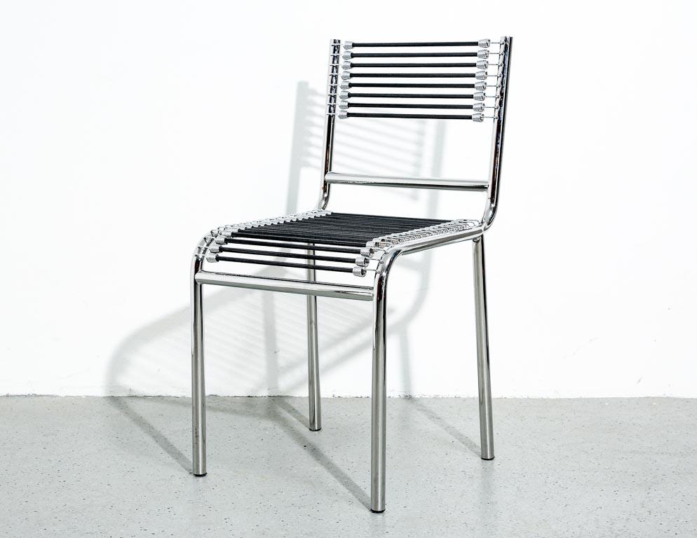 Modern 'Sandows' Dining Chairs by René Herbst For Sale