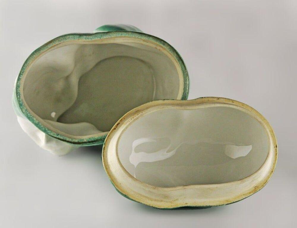 Enameled Sandoz Art Deco Porcelain Box For Sale