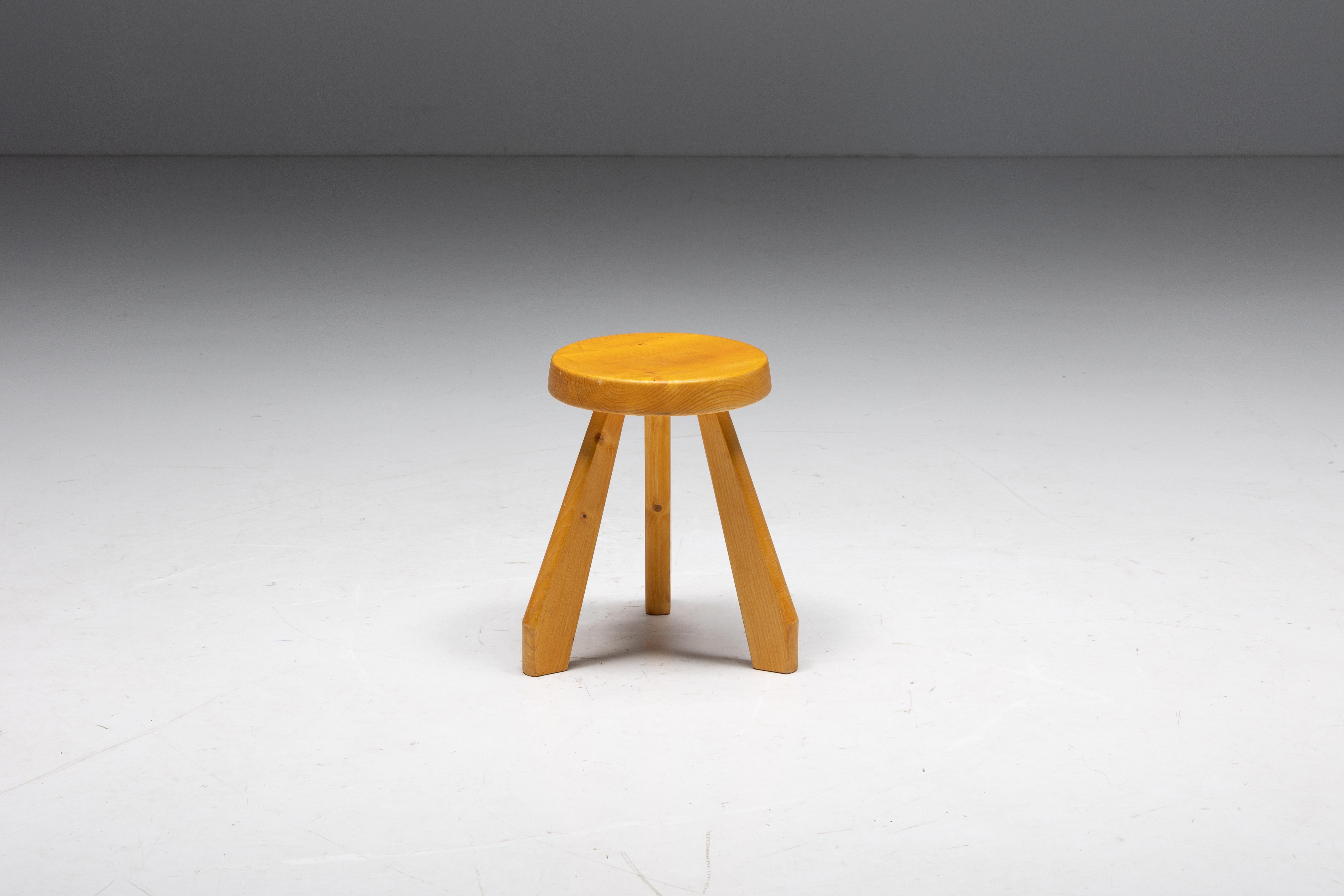 Sandoz Stools by Charlotte Perriand, France, 1950s In Excellent Condition For Sale In Antwerp, BE