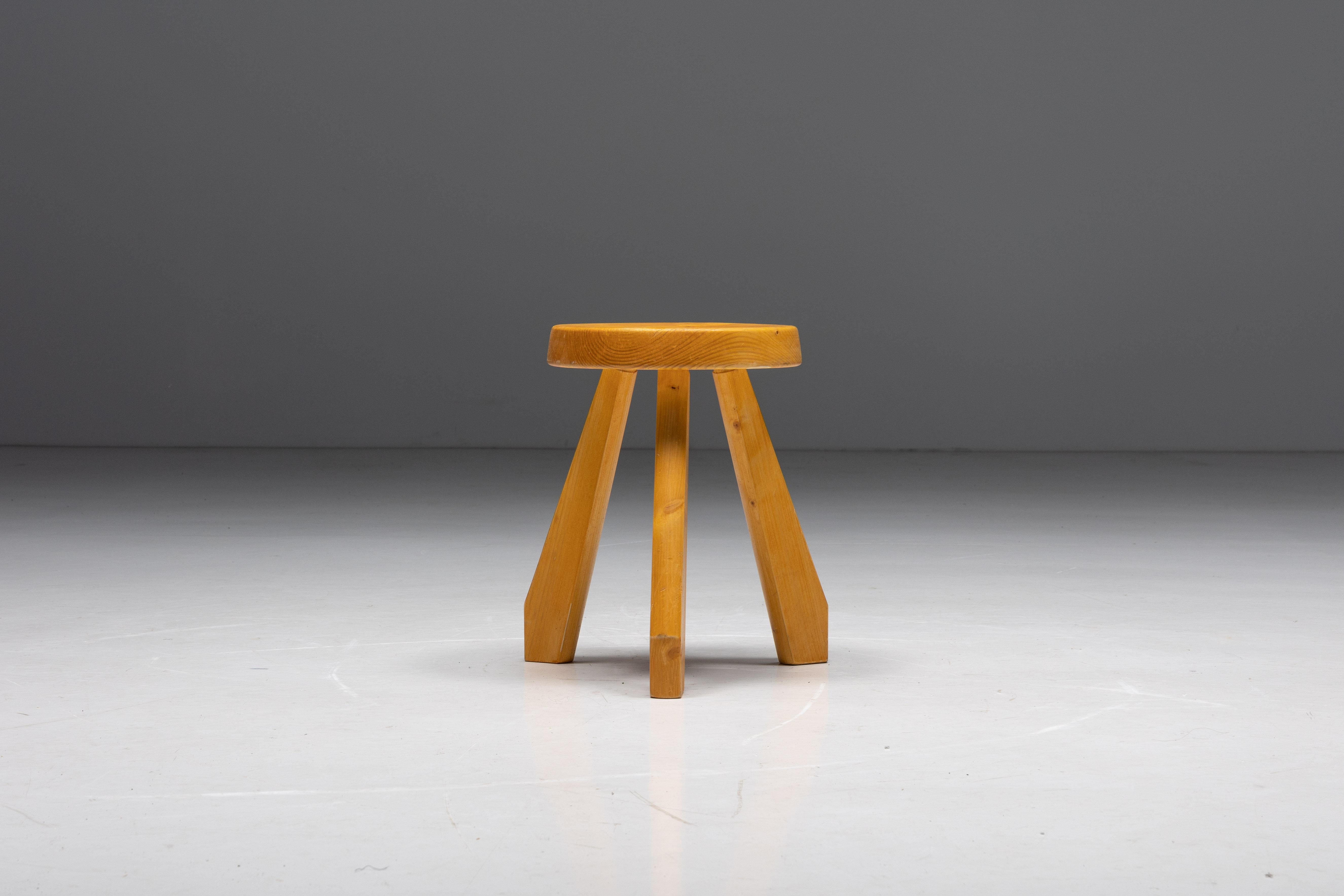 Mid-20th Century Sandoz Stools by Charlotte Perriand, France, 1950s For Sale