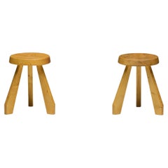 Sandoz Stools by Charlotte Perriand, France, 1950s