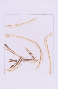 Sandra Blow abstract in sand, signed with atelier stamp, 20th Century