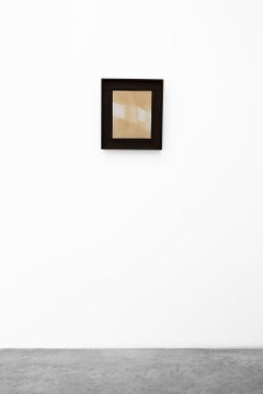 Sandra Blow, Composition II, Acrylic, tea and collage on canvas, Abstract, 1965