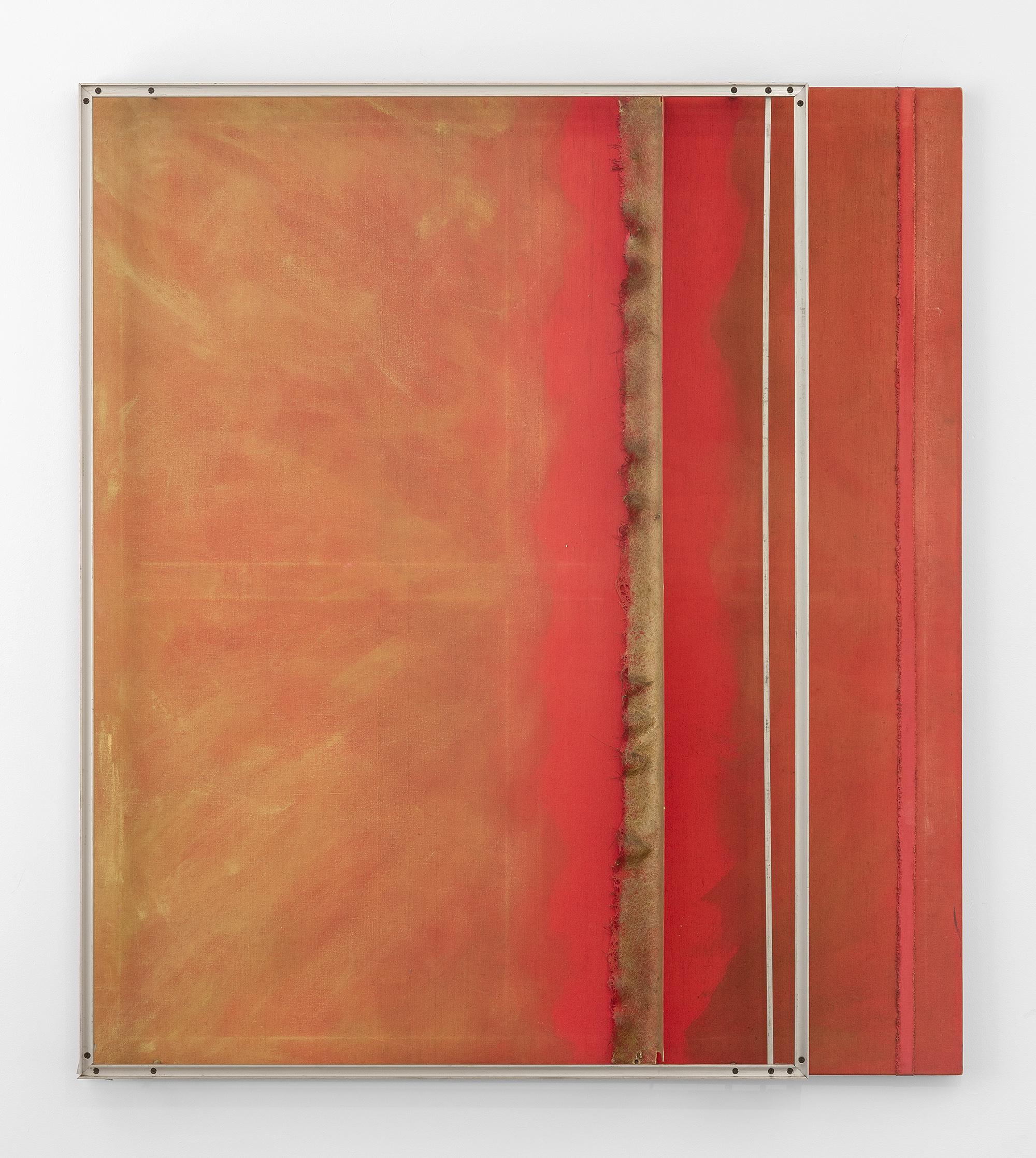 Untitled, 1973 - Acrylic on canvas with aluminium and fibreglass construction, British Abstraction - Sandra Blow 

Signed and dated on canvas overlap
Acrylic on canvas with aluminium and fibreglass construction
48 x 54 inches

Sandra Blow