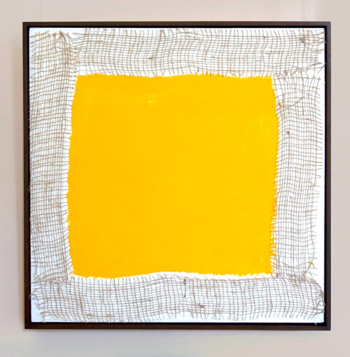 Yellow Within, 2006 - Acrylic and mixed media, British Abstraction - Sandra Blow