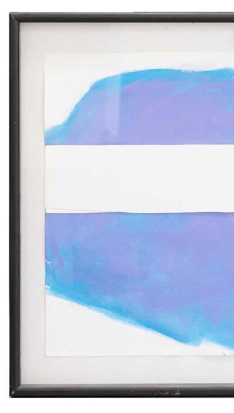 Sandra Blow, Abstrakt in Blau im Zustand „Hervorragend“ im Angebot in London, GB