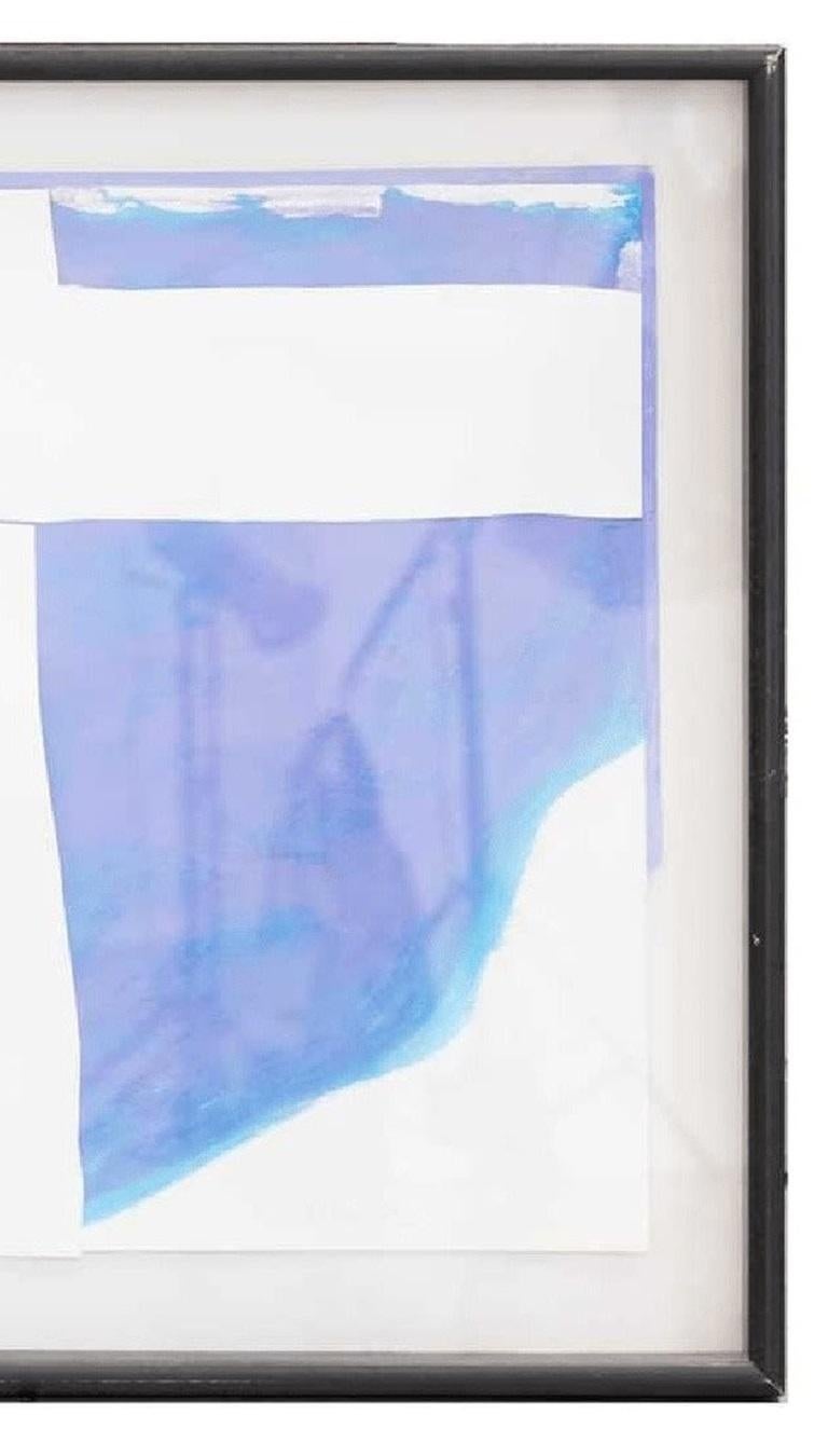 Sandra Blow, Abstrakt in Blau (Farbe) im Angebot