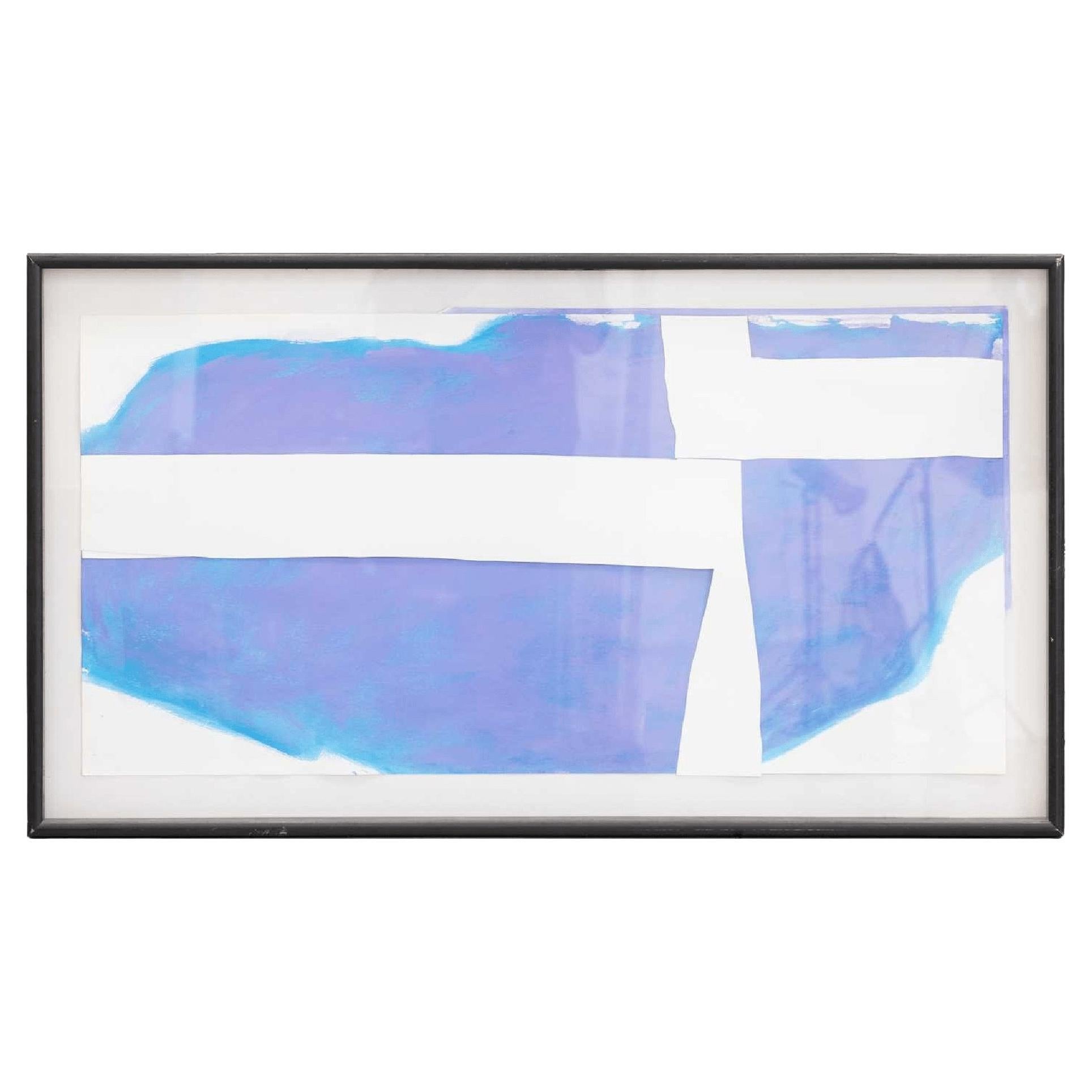 Sandra Blow, Abstract in Blue