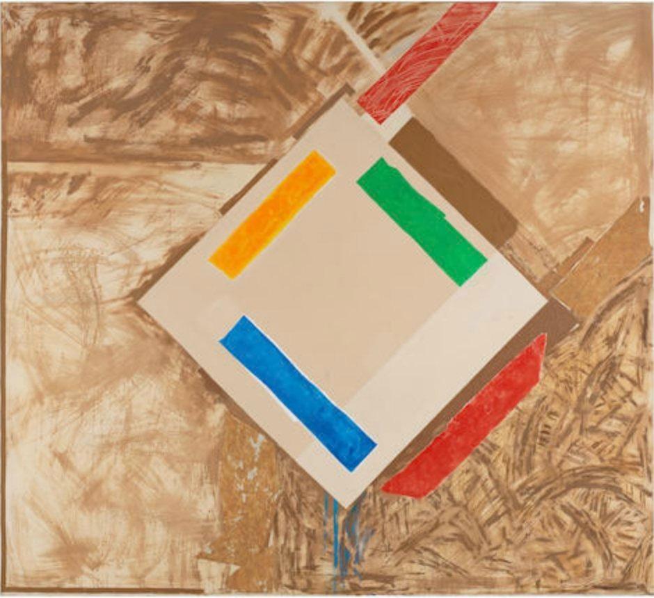 c.1996
Öl und Collage auf Leinwand, rückseitig signiert 
H249 x B274 cm (ungerahmtes Kunstwerk)