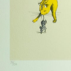 Originallithographie ""Revenge" der Kinderbuchautorin Sandra Calder Davidson