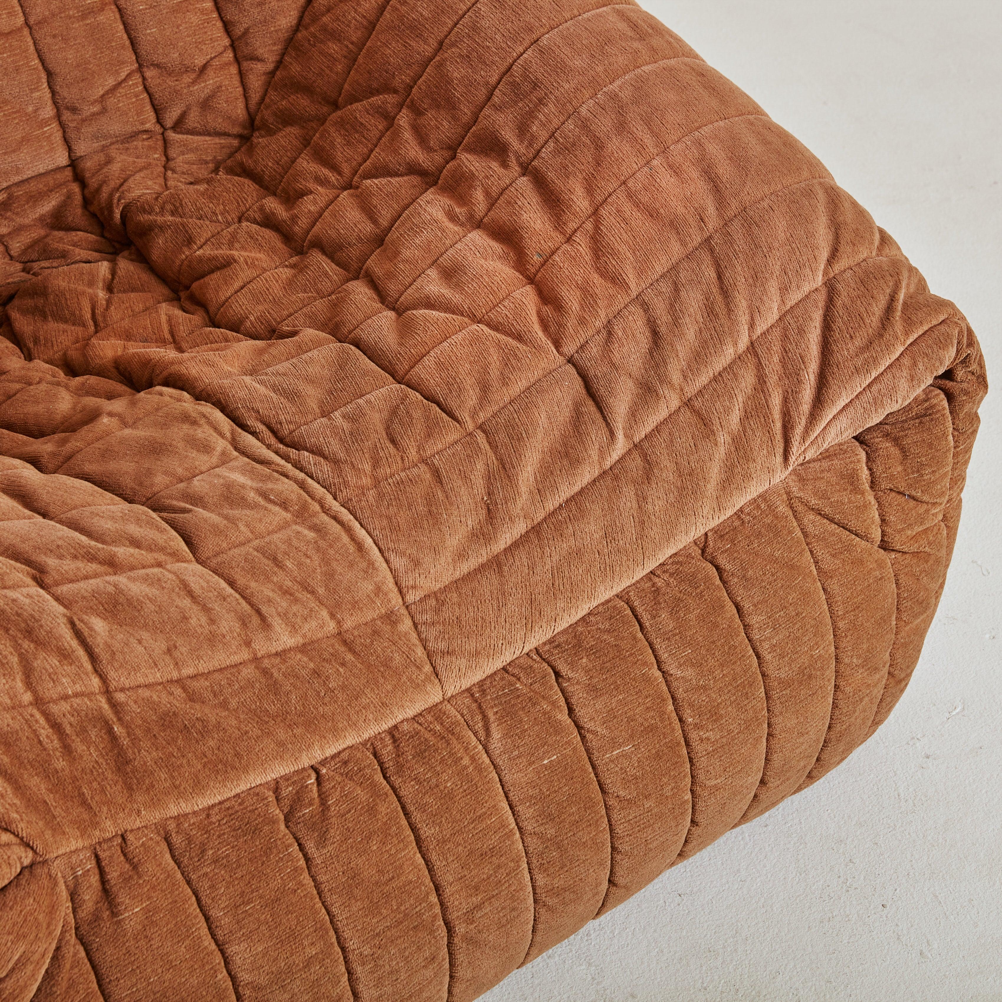 Late 20th Century ‘Sandra’ Channeled Lounge Chair by Annie Hiéronimus for Cinna / Ligne Roset For Sale