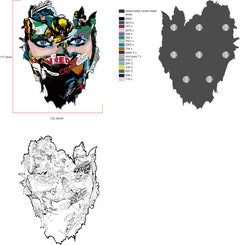 18 Color Rare Sandra Chevrier Enamel Pin La cage et le Coeur de la Bête