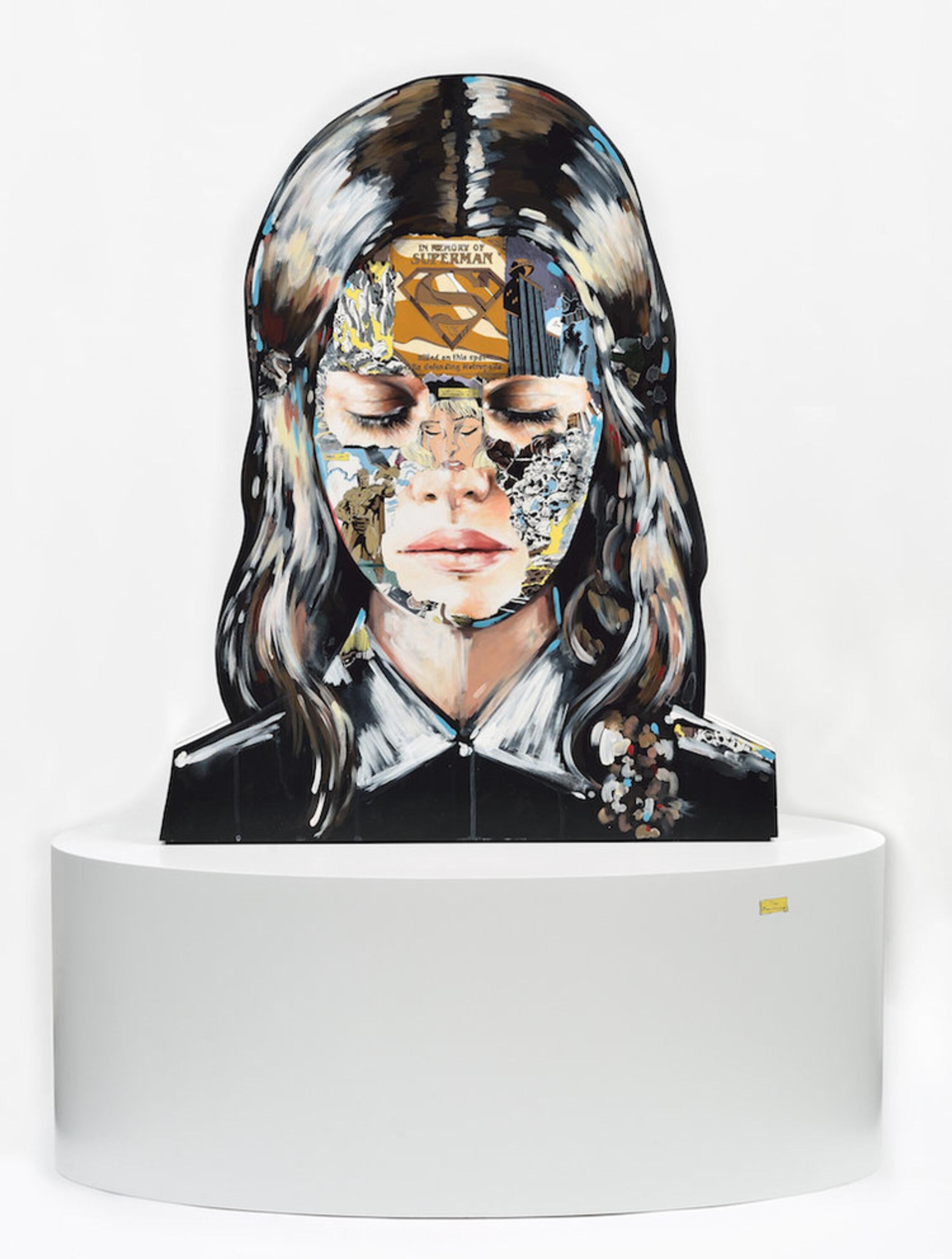 La Cage, Et Le Commencement & La Cage Triumphant (Diptych) - Painting by Sandra Chevrier