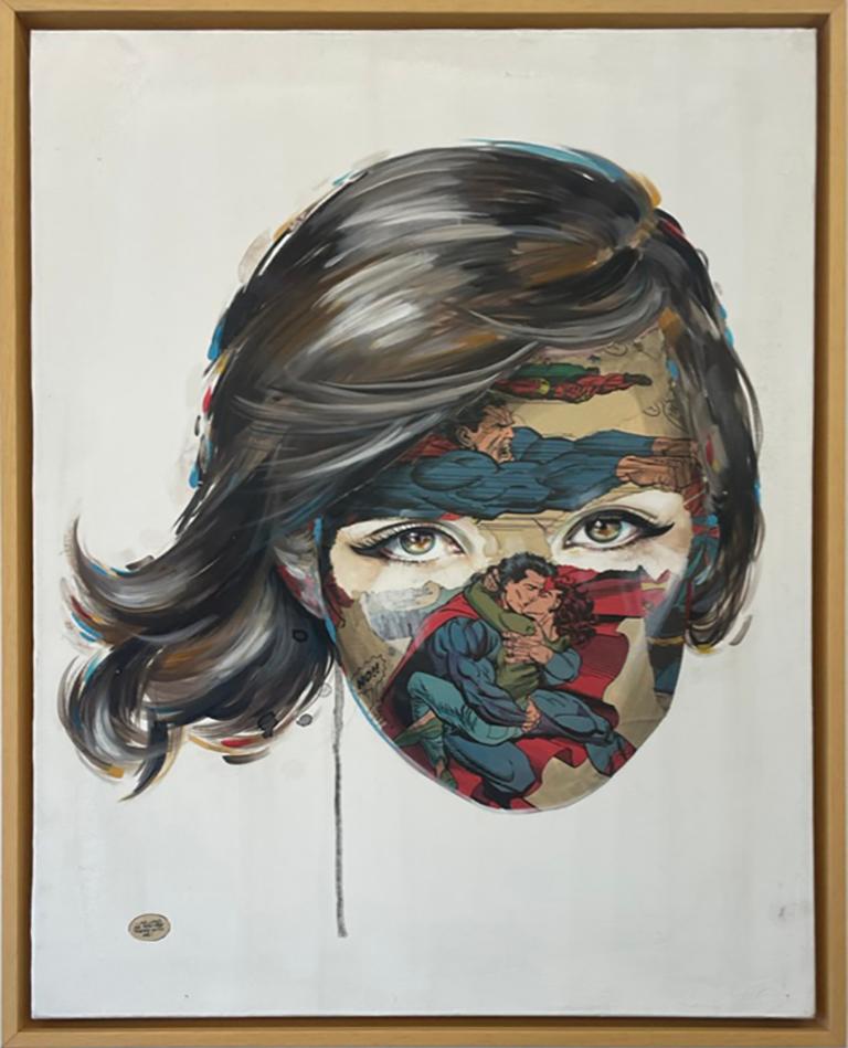 La Cage, si tu es pris de mer - Painting de Sandra Chevrier