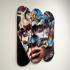 Fine Art Deck Set Triptych r La Cage Était Le Parfum