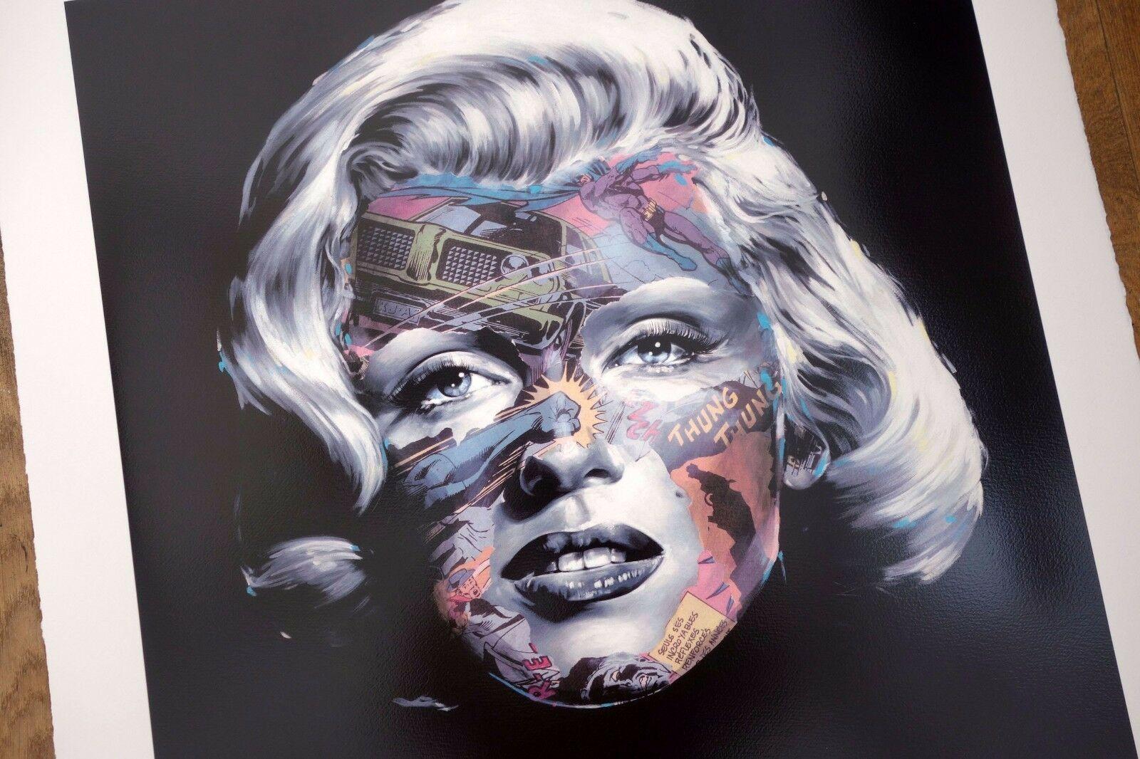 By Sandra Chevrier
LA CAGE À LA TOUTE DERNIÈRE SECONDE
and
LA CAGE ET TOUT CE QUE JE SUIS

Inspired by Marilyn Monroe

(x2) 24-colour screen prints on 330 gsm Somerset paper
Signed and numbered by the artist
Edition of 125
29 1/8 x 30 5/8 in (74 x