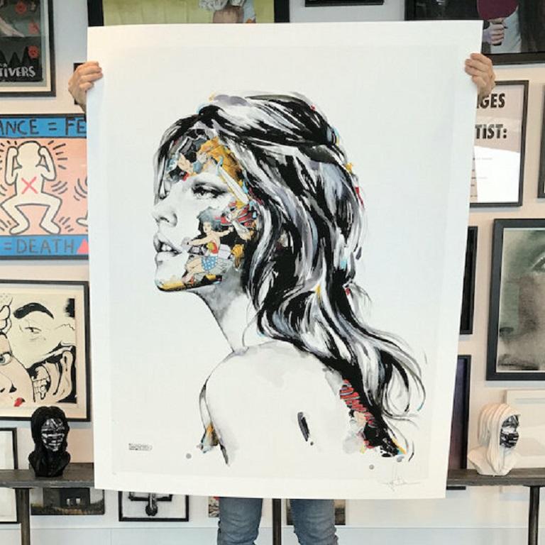 La Cage : Briser les Chaînes, Sandra Chevrier, Street Art en édition limitée en vente 1