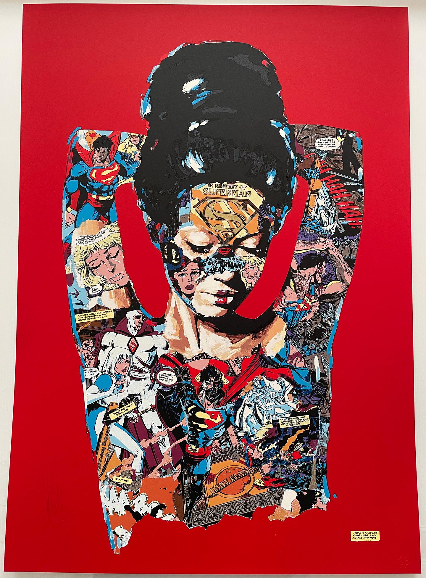 Figurative Print Sandra Chevrier - La Cage Qui A Donne Sa Vie A L'humanite