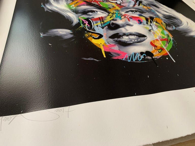 Sandra Chevrier - Marilyn Monroe Street Art Prints embellished
