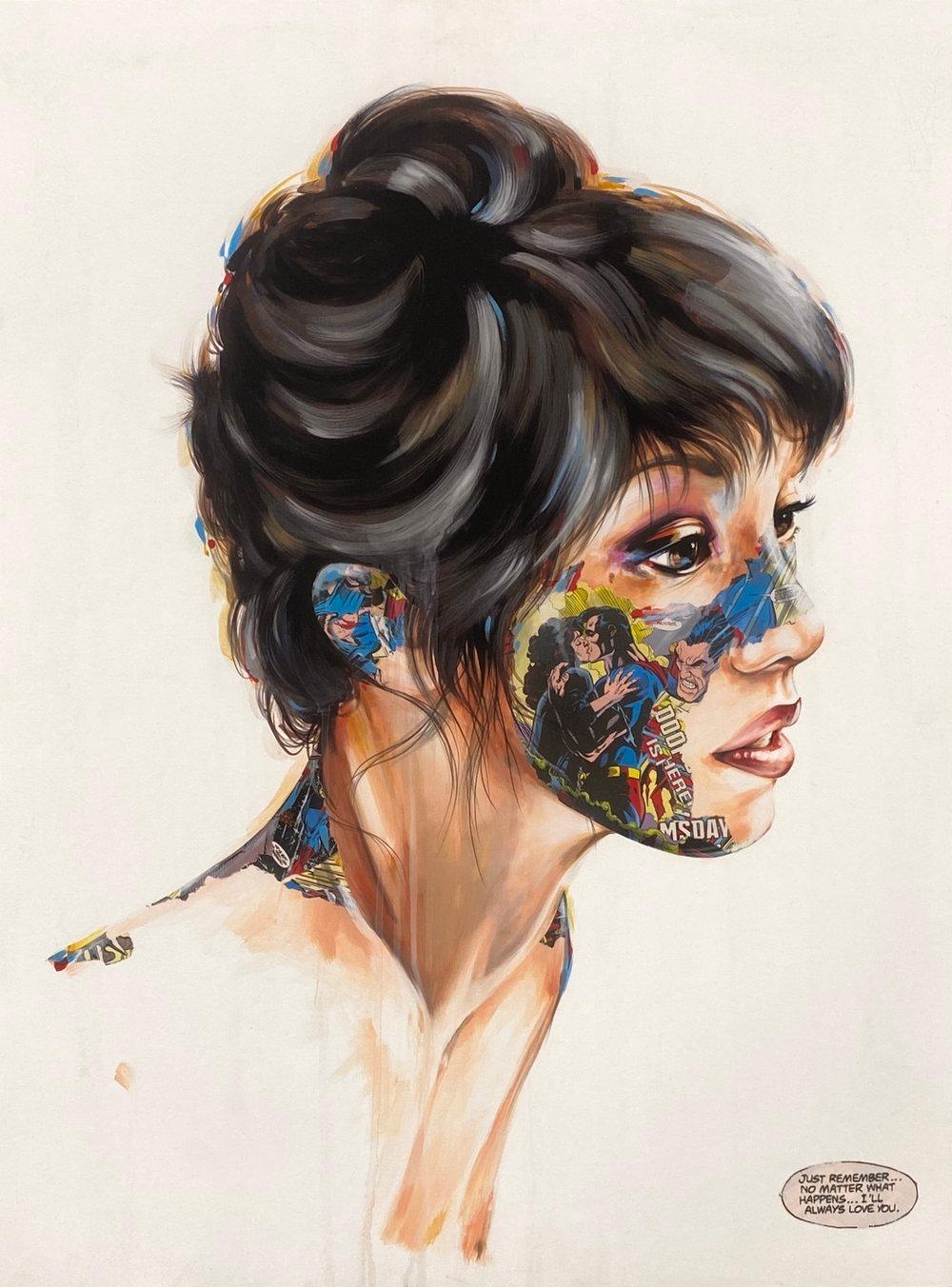 Figurative Print di Sandra Chevrier - SANDRA CHEVRIER - La Cage et L'Amour Éternel Edizione limitata firmata a mano. Pop art