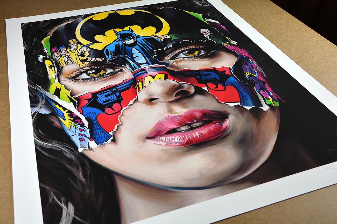 SANDRA CHEVRIER - La Cage. Je N'ai Pas Peur. Limited ed. hand signed. Pop art - Street Art Print by Sandra Chevrier