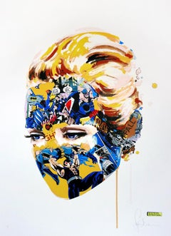 SANDRA CHEVRIER: The Cage: Dark heart. Limited ed. screen print. Pop Art, Comics