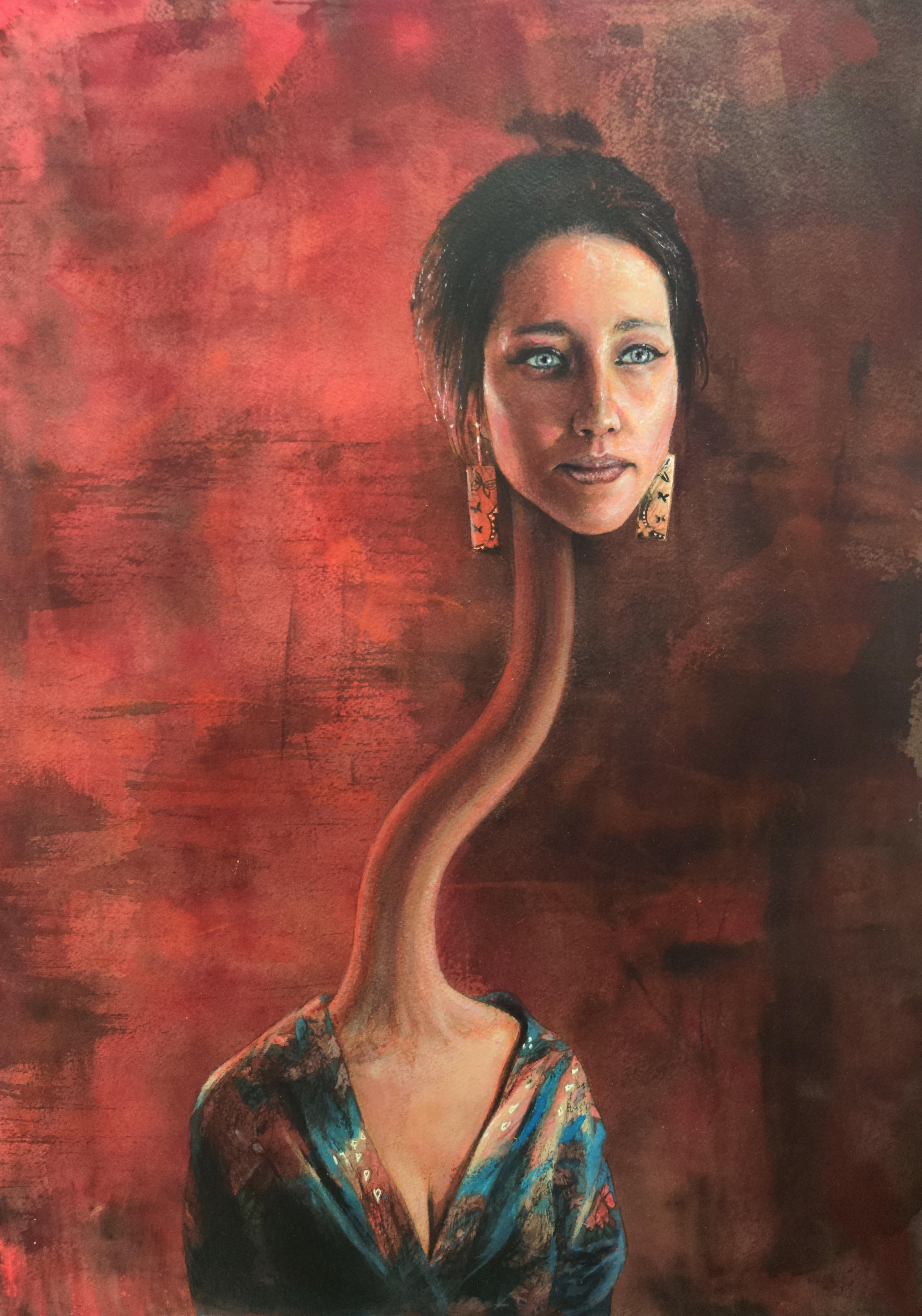 Chinesische Tinte auf Papier
Gerahmt 54 x 74 x 1,5 cm

Sandra de Jaume ist eine spanische Künstlerin, die 1978 geboren wurde und in Palma de Mallorca, Spanien, lebt und arbeitet. Im Jahr 2024 nahm sie an der Ausstellung "Miradas Femeninas" im