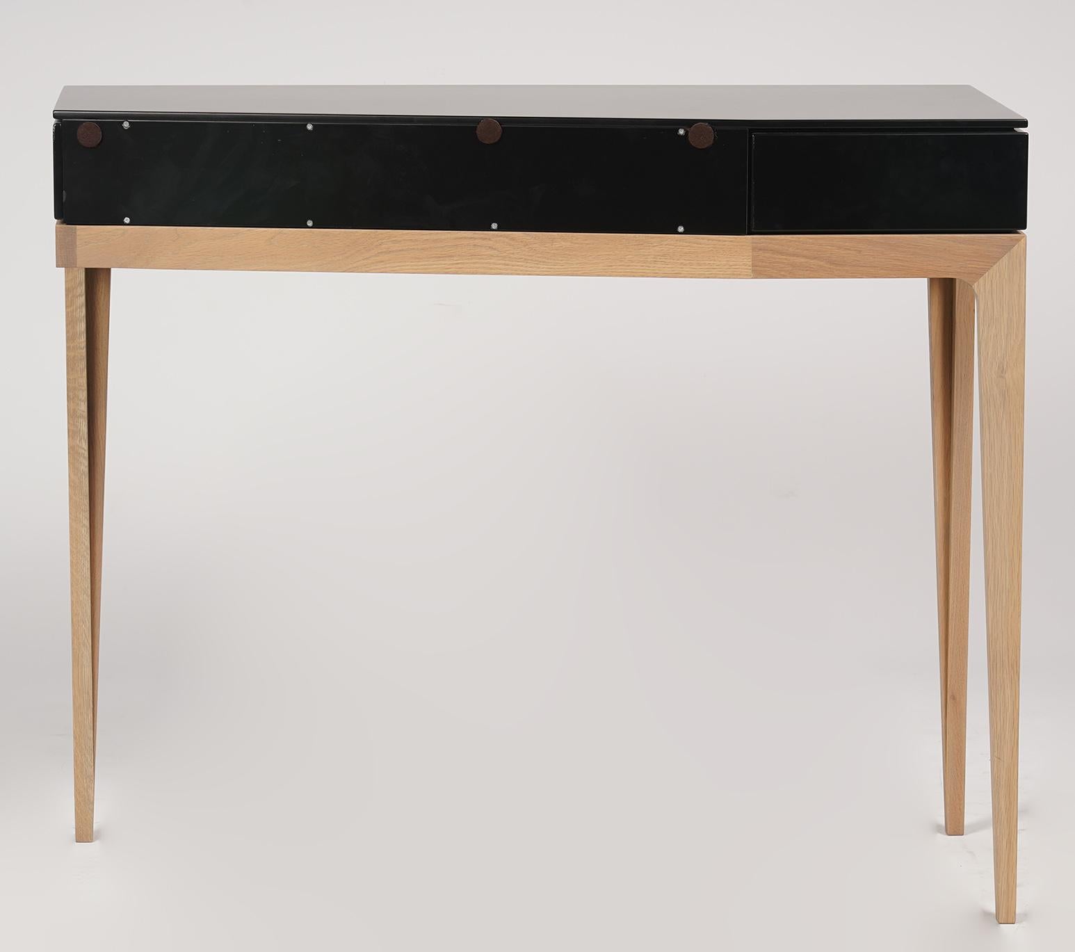 Wood Sandra Demuth for Roche Bobois 'Moved' Console Table 3 Legs