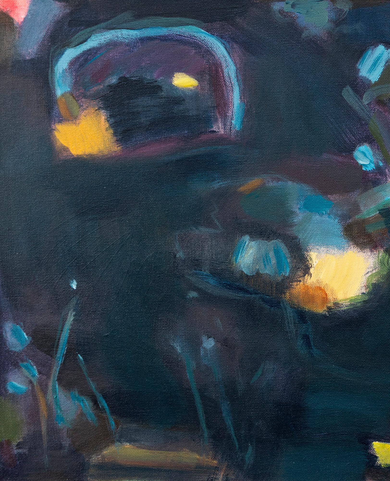 Questo quadro astratto contemporaneo è stato ispirato dalla natura.

Sandra Goldie è un'artista canadese le cui composizioni espressive emulano le forme presenti in natura: petali, foglie, liane e fiori fluttuano sulla tela. In questo dipinto, la