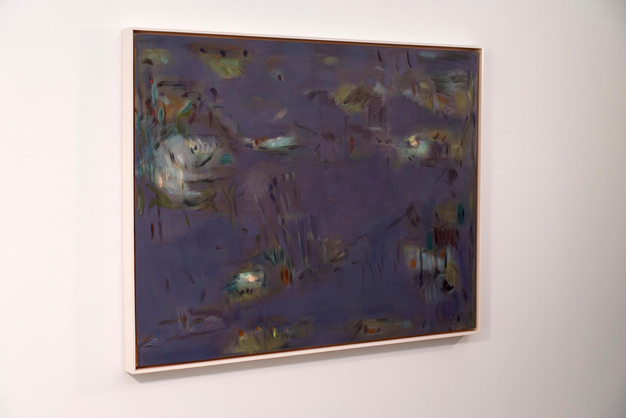 Kill Your Darlings No.5 - contemporaneo, astratto, acrilico su tela - Abstract Painting Nero di Sandra Goldie