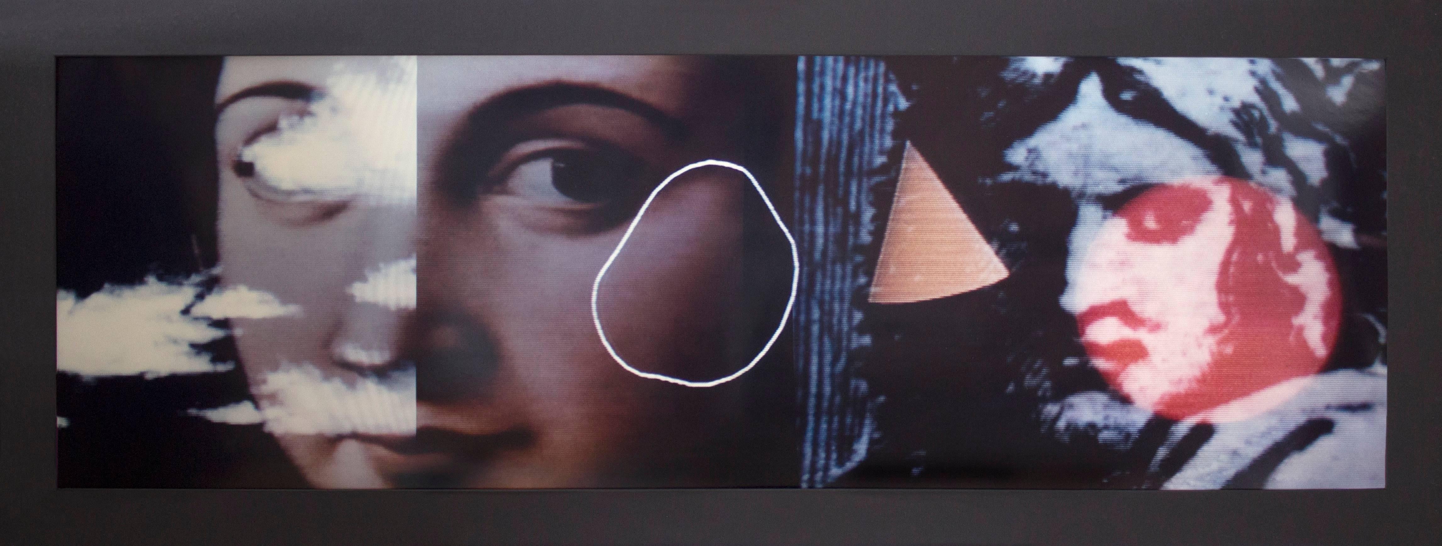 Sandra Haber Abstract Photograph - Abstract Portrait Chromogenic Color Print