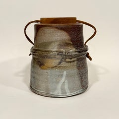 Sandra Johnstone Abstract Lidded Vessel #1 c1970s