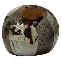 Sandra Johnstone Abstract Lidded Vessel c1960s #2