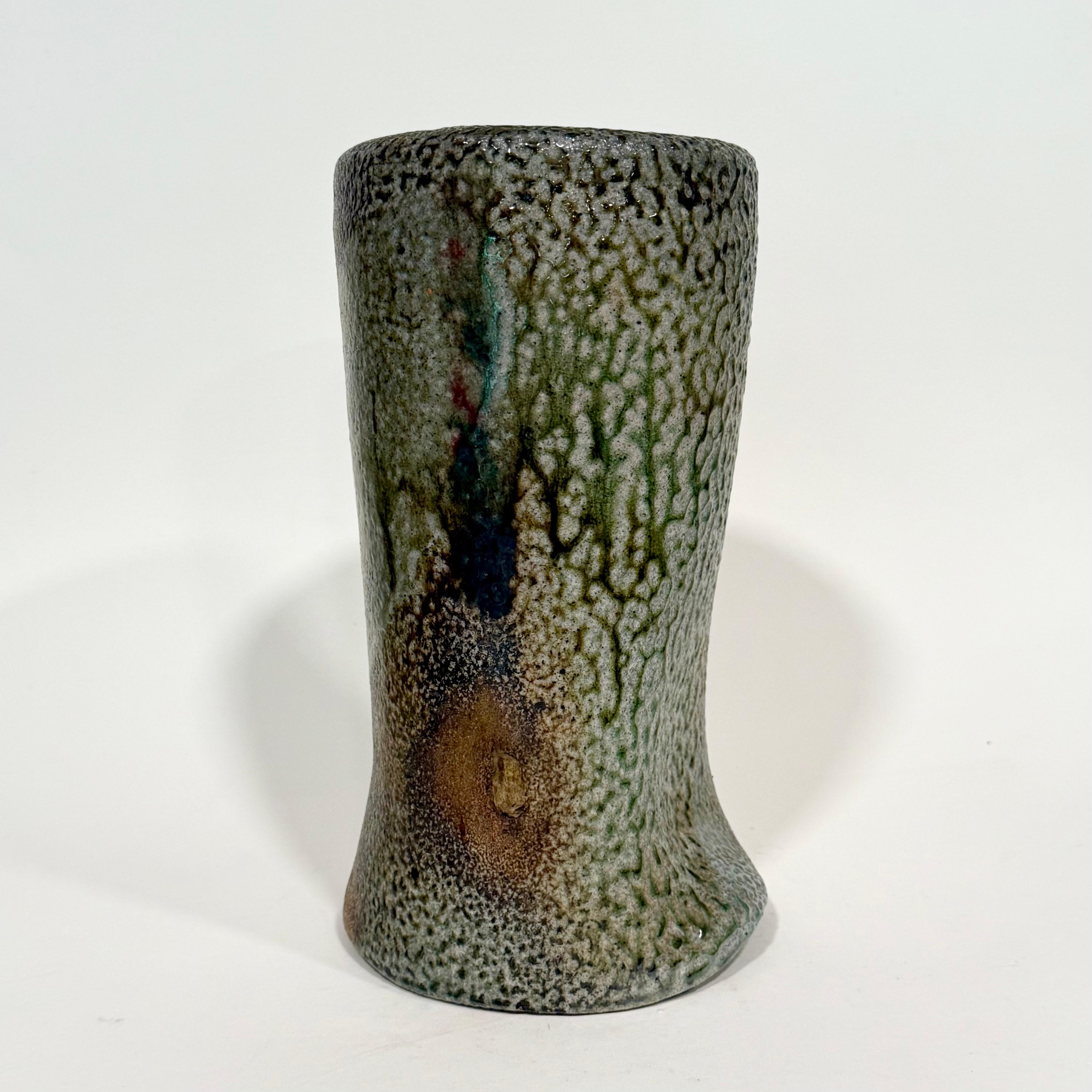 Modern Sandra Johnstone Abstract Lidded Vessel c1970s California For Sale