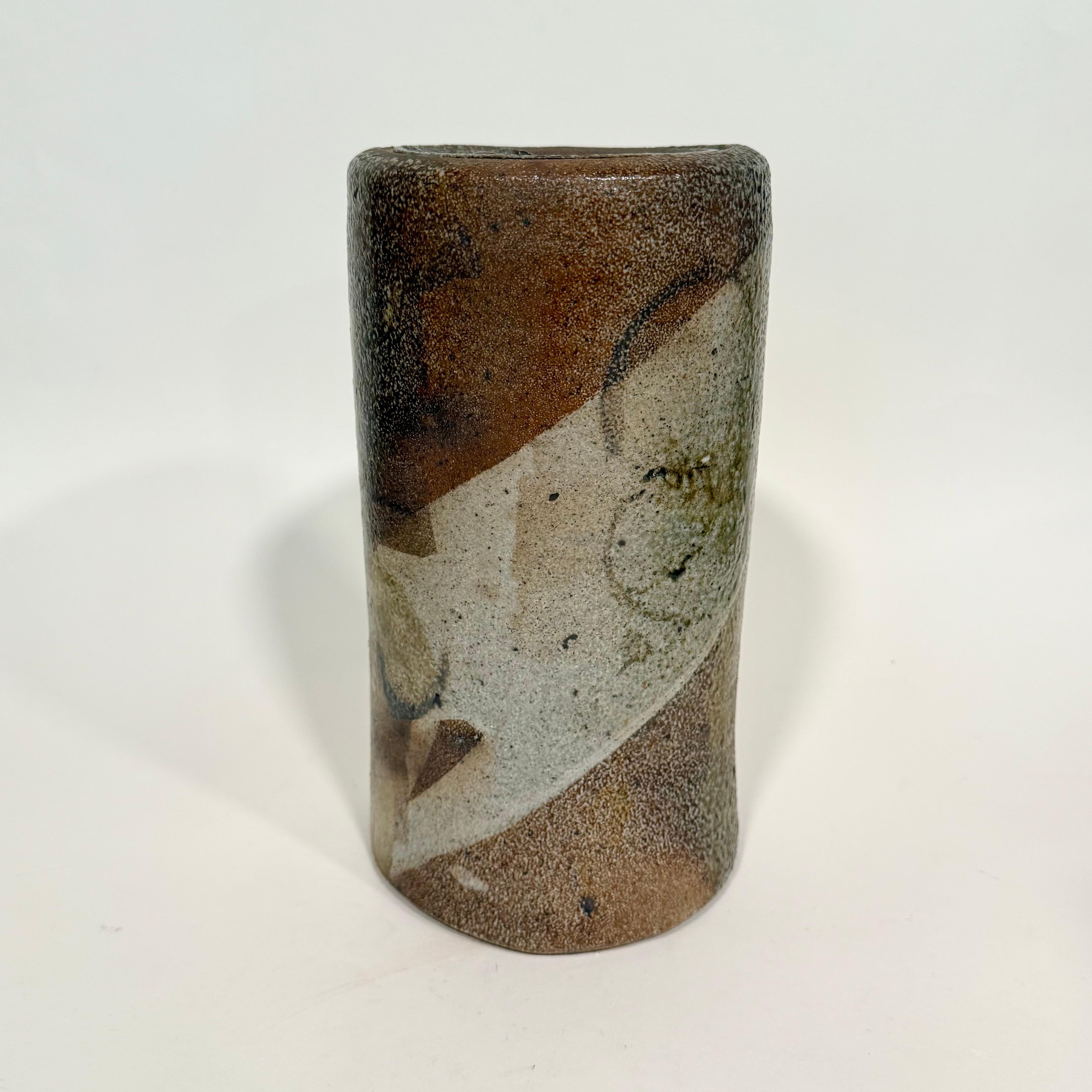 American Sandra Johnstone Abstract Lidded Vessel c1970s California For Sale
