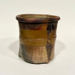 Sandra Johnstone Salt-Fired Altered Small Planter c1970s #1