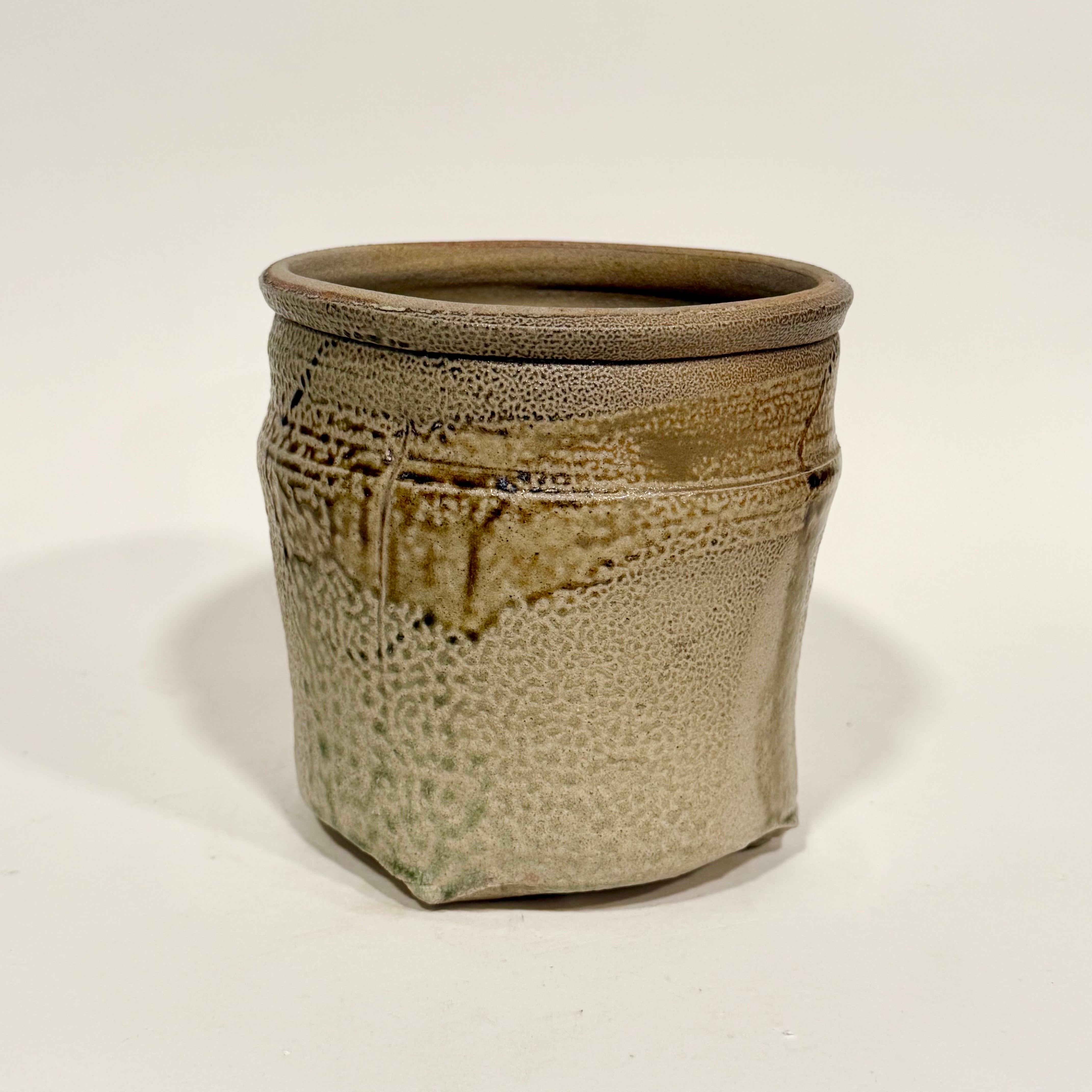Sandra Johnstone Salt-Fired Altered Small Planter c1970s #3 im Zustand „Gut“ im Angebot in Oakland, CA