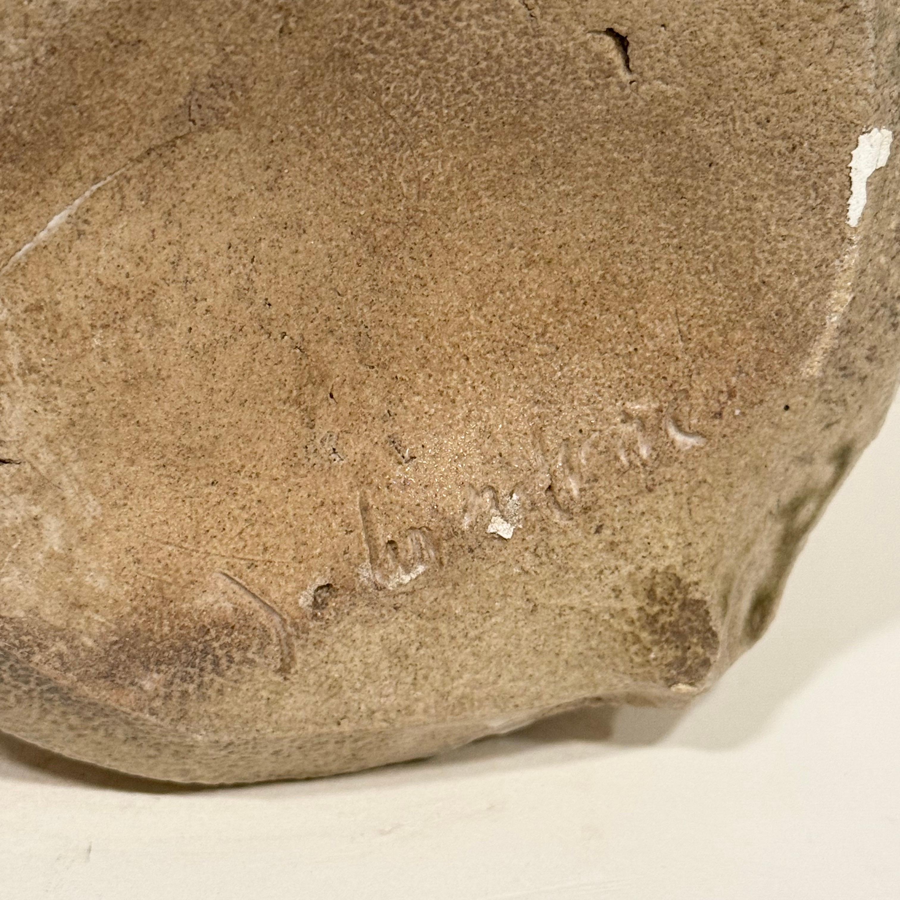 Sandra Johnstone Salt-Fired Altered Small Planter c1970s #3 (Ende des 20. Jahrhunderts) im Angebot