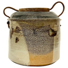 Sandra Johnstone Salt-Fired Lidded Vessel Berkeley #2 circa 1960s