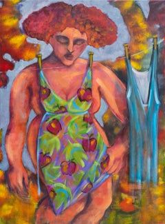 "Eve Finds A Frock A Frock Befitting The Occasion " Contemporary Expressionist 