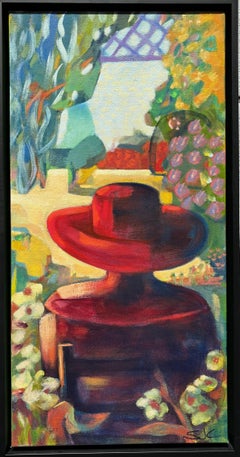 "Isabelle's Garden"  Modern Expressionist Figurative