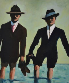 "Land Lubbers" Contemporary Expressionist Figurative 