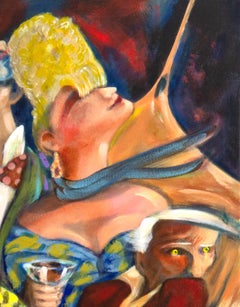 ""Pammy Serves Spam To Her Fans In The Hammock" Zeitgenössischer Expressionist