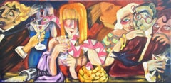 "Serena's A Real Charmer"  Modern Expressionist Figurative
