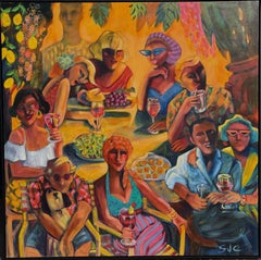 "The Golden Hour"  Modern Expressionist Figurative